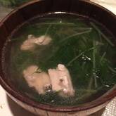 水菜の中華スープ