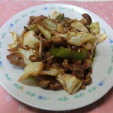 豚肉と野菜のピリ辛みそ炒め