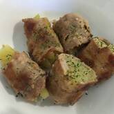 マスタードポテトの肉巻き