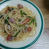 シンプルが一番！ホウレン草とベーコンのパスタ