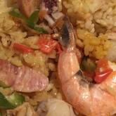 具だくさんパエリア