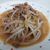 モヤシの肉みそ炒め