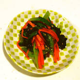 小松菜の中華和え