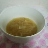 お手軽オニオンスープ 電子レンジで簡単 by湊 愛さん