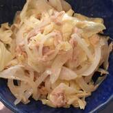 キャベツのカレーレンジ蒸し