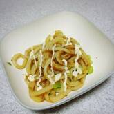 ネギたっぷり！究極のシンプル焼うどん