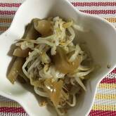 モヤシとザーサイの和え物