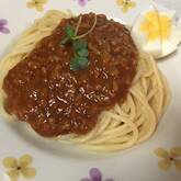 旨みたっぷり！基本のミートソーススパゲティー