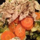 温野菜のゴマドレッシング和え