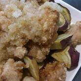 鶏肉とサツマイモのおろし和え