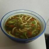 めんつゆで簡単 カレーうどん 10分で完成