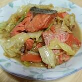 鮭とキャベツのみそ煮