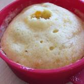 レンジできな粉蒸しパン