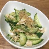 ささ身とキュウリの梅和え