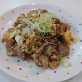 時短！絶品！豚ひき肉の卵炒め