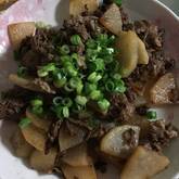 牛肉と大根のきんぴら風