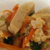 高野豆腐の卵とじ