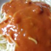 エビとトマトのチーズパスタ