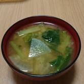 小松菜と大根のみそ汁