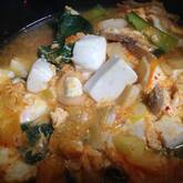 卵のキムチスープ