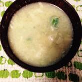 くずし豆腐のかきたま汁