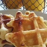 カリっとシュガーのベルギーワッフル（リエージュタイプ）