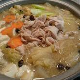 白菜と豚肉のみそ鍋
