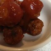 甘酢あんの肉団子