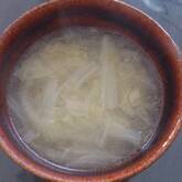 白菜のショウガスープ