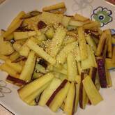 サツマイモの洋風きんぴら