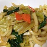 焼きカレーうどん