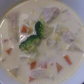 あっさりおいしい鶏むね肉と白菜のクリーム煮