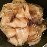 鶏のワンタンスープ