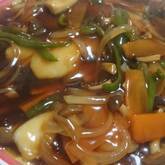 カレイの唐揚げあんかけ