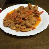 豚肉と野菜のピリ辛炒め