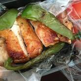 鶏もも肉の塩焼き