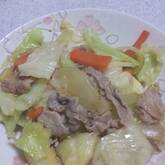 簡単美味しい！野菜炒め お肉もたっぷり