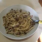 キノコのスパゲティ