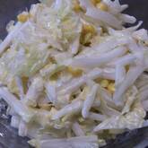 白菜とコーンのコールスロー