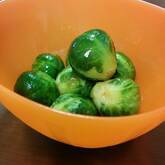 芽キャベツのバター炒め