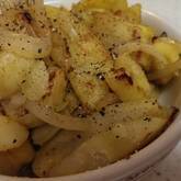 ジャガカレー炒め