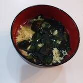 ワカメと卵のスープ