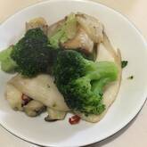 ブロッコリーのニンニク炒め