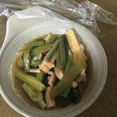 油揚げと小松菜の炒め煮