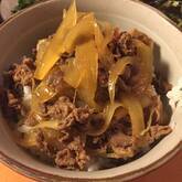 サッパリ牛丼