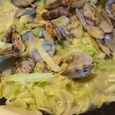 アサリとキャベツの酒蒸し