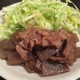 豚肉と板コンニャクのショウガ焼き