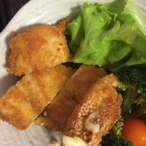 ささ身の梅はさみ揚げ