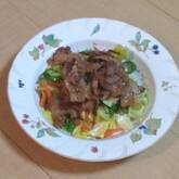 豚バラのショウガ焼き