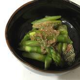 アスパラのゴマ和え